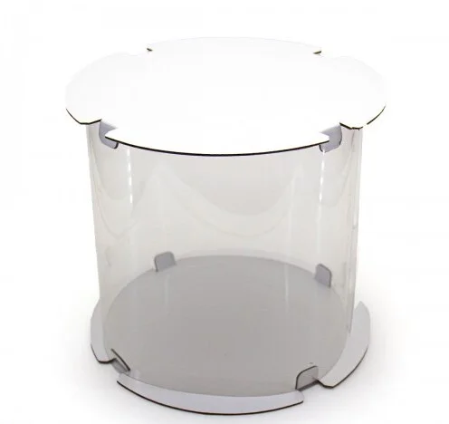 Коробка для торта и пряничного домика ТУБУС, 160*160 мм