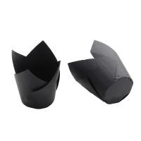 Капсула бумажная ТЮЛЬПАН d50*80 мм, черный, 1 шт