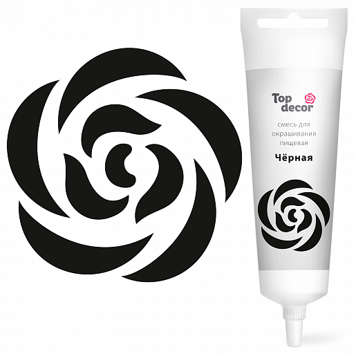 Краситель водорастворимый  Топдекор, Черный, 100 мл