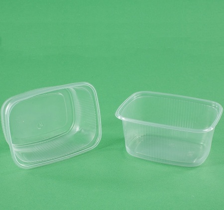 Контейнер пластиковый прозрачный с крышкой 250 мл, 108*82*50 см