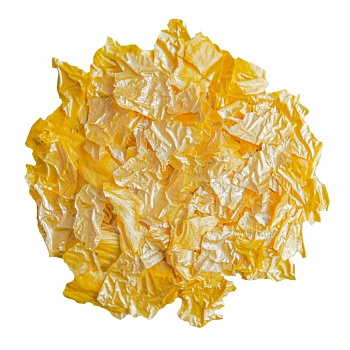 Перламутровые съедобные хлопья Флекс Желтый, 50 гр