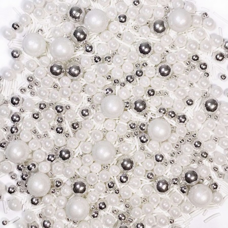 Посыпка кондитерская микс «Серебренное сияние», 25 гр