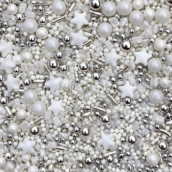 Посыпка фирменная MIXIE "Серебряная свадьба", 50 гр Посыпка фирменная MIXIE "Серебряная свадьба", 50 гр