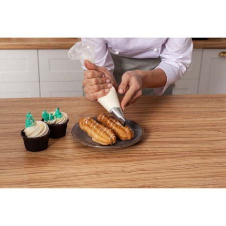 Набор одноразовых кондитерских мешков L 36х25 см, 100 шт