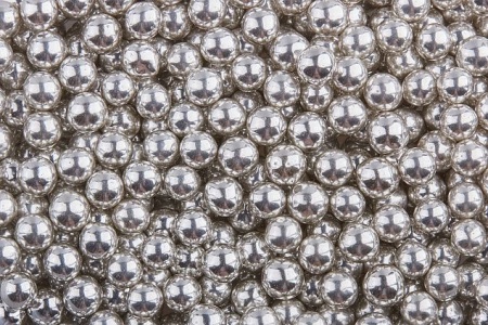 Посыпка кондитерская Шарики СЕРЕБРЯНЫЕ d 6 мм, 30 гр