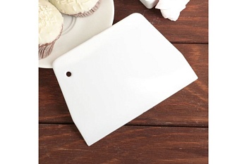 Шпатель кондитерский прямой , пластик, 15,3 x 10,2 см