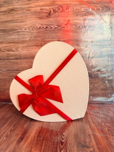 Коробка подарочная «Сердце», бант, 15*12*5,5 см