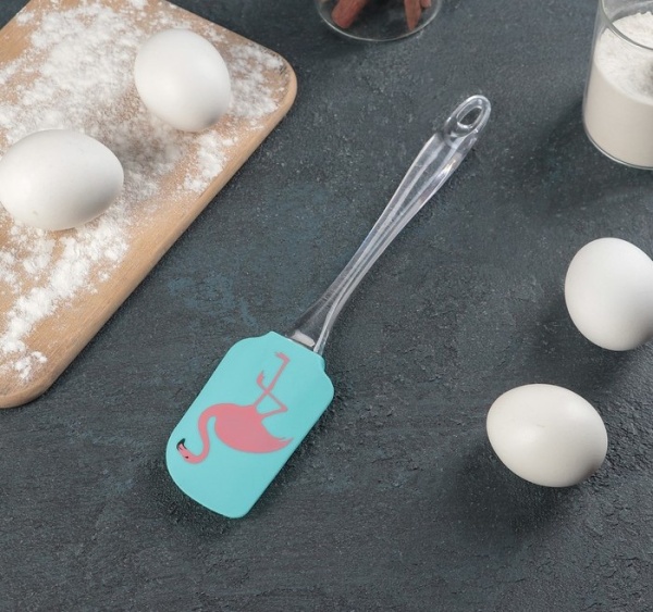 Лопатка Доляна «Настроение», 25 см, цвет и рисунок МИКС