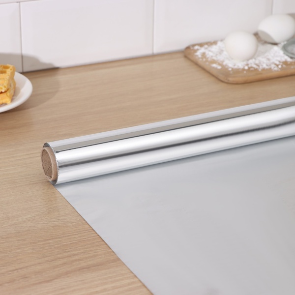 Фольга пищевая алюминиевая Доляна "Премиум", 29 см × 5 м, 14 мкм