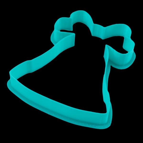 Вырубка для пряника "Колокольчик большой" пластик, 11 см