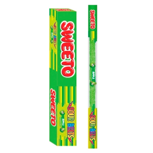 Жевательный Мармелад Jeloxy Ремешки, Яблоко, 15 гр