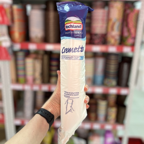 Сыр творожный Hochland Cremette 65%, 1 кг