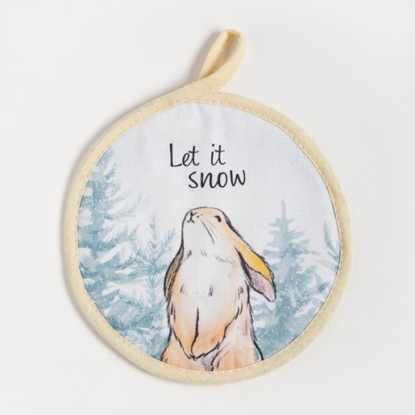 Набор подарочный Этель Magic winter: кух. полотенце, прихватка, силиконовая форма