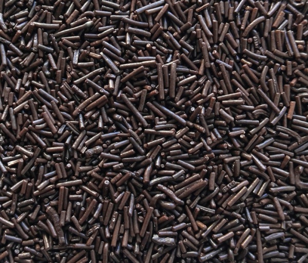 Посыпка шоколадная вермишель, темная, Италия, 50 гр