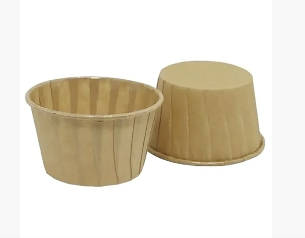 Капсула бумажная Маффин d50*40 мм, Крафт , 1 шт