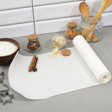 Пергамент беленый для выпечки, 28 см×25 м