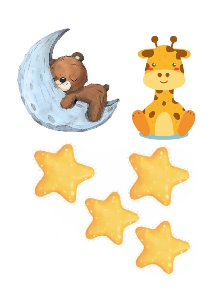 Мишка №7, картинка на сахарной бумаге