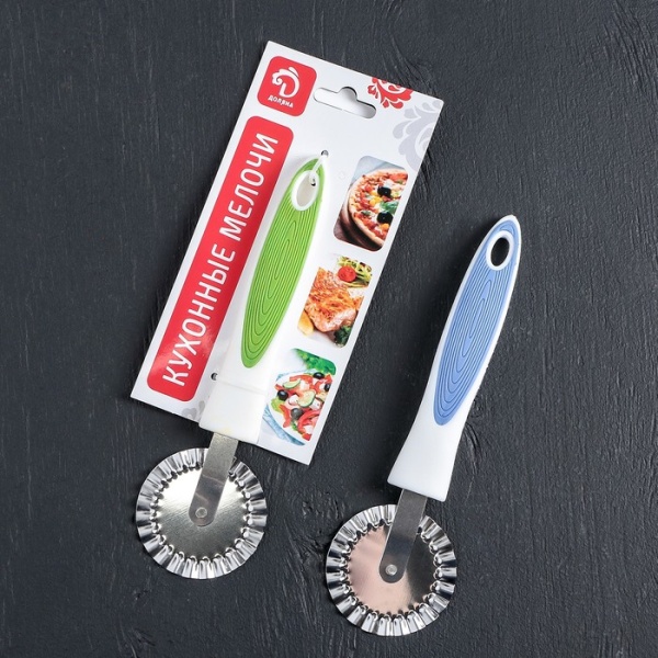 Нож для пиццы и теста Доляна Style, 18 см, ручка sоft tоuch