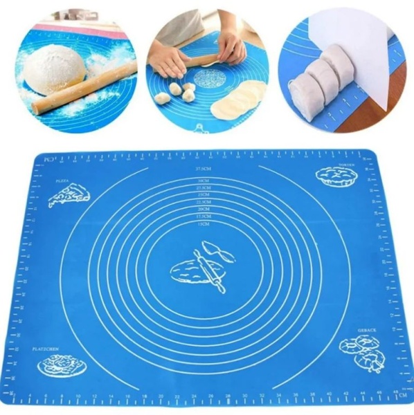 Коврик силиконовый с разлиновкой, 29*26 см