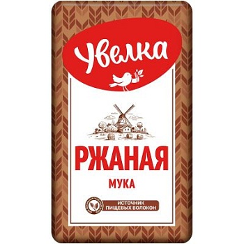Мука ржаная обдирная "Увелка", 2 кг