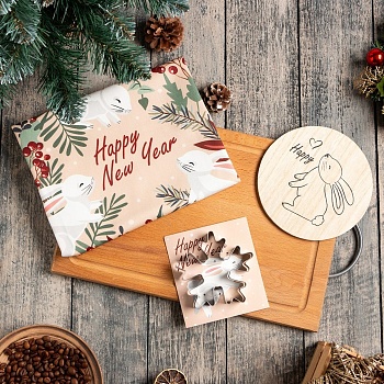 Набор подарочный Этель Christmas wreath: кухонное полотенце, подставка/горячего и вырубка для пряника