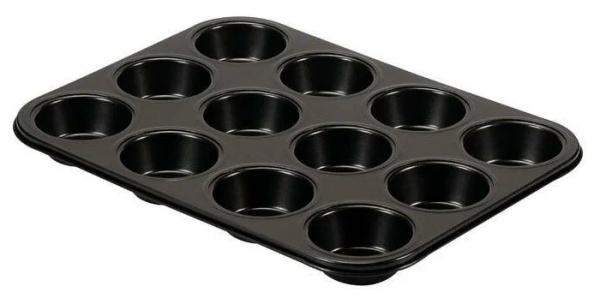 Форма для выпечки кексов  12 ячеек ,металл