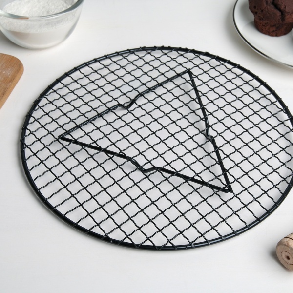 Решётка для глазирования и остывания кондитерских изделий «Круг», 29×2,1 см