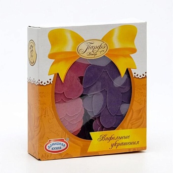 Вафельные бабочки, набор 5 шт