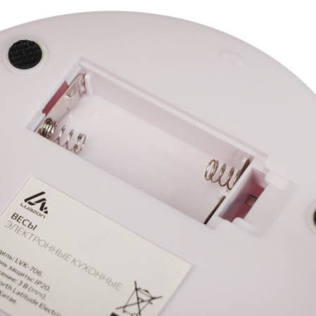 Весы кухонные Luazon LVK-706, электронные, с чашей, до 5 кг