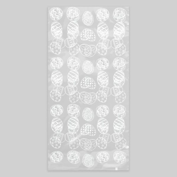 Пакет для кулича "Пасхальные яйца", 20 х 40 см, 25 мкм, 1 шт