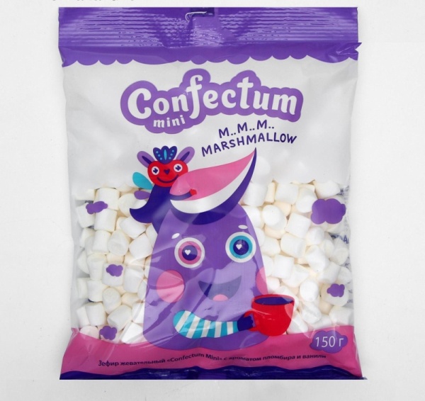 Маршмеллоу «Confectum Mini» с ароматом пломбира, 150 гр