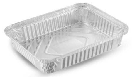 Форма алюминиевая для запекания  прямоугольная 232*173*41 мм, 1040 мл, 1 шт