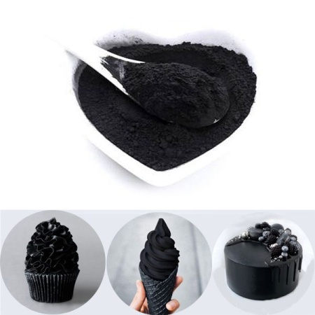 Уголь бамбуковый порошок, краситель сухой натуральный, 10 гр