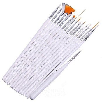 Кисти кондитерские (набор 15 шт)