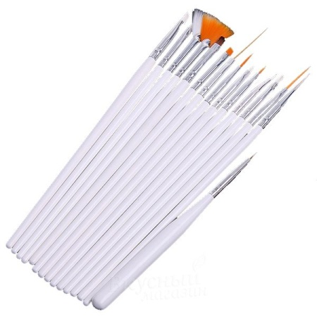 Кисти кондитерские (набор 15 шт)