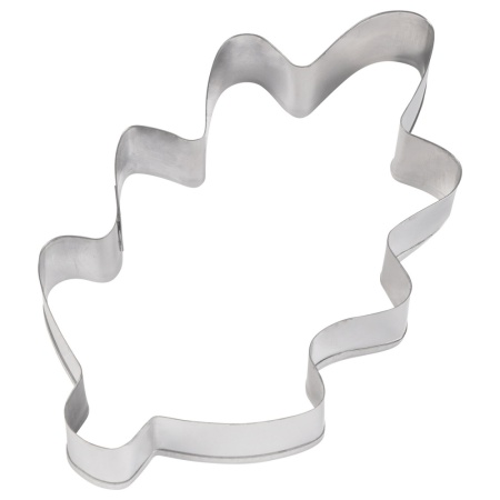 Вырубка для пряника "Лист дуба", 112х66 мм