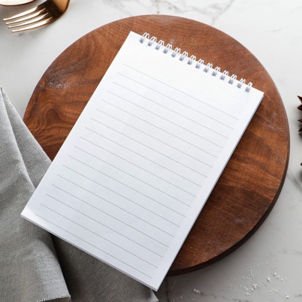 Кулинарная книга, на гребне «Моя вкусная жизнь» А5, мягкая обложка, 64 листа