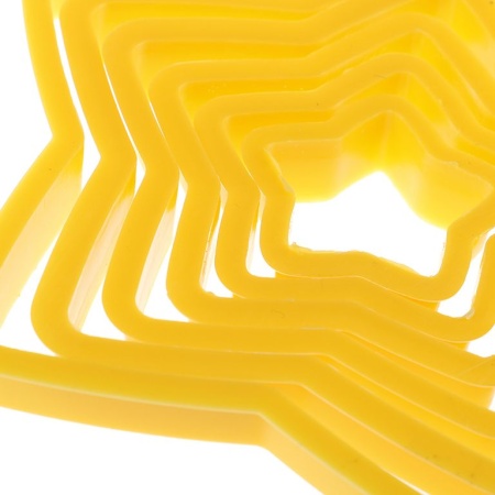 Набор вырубок для печенья и пряников "Звездочки", пластик, 6 шт