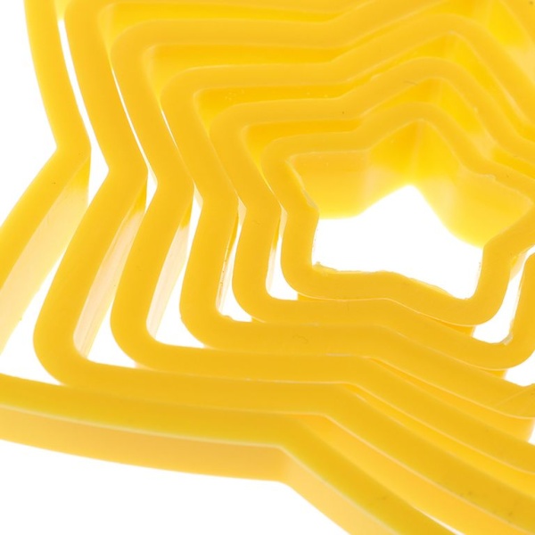 Набор вырубок для печенья и пряников "Звездочки", пластик, 6 шт