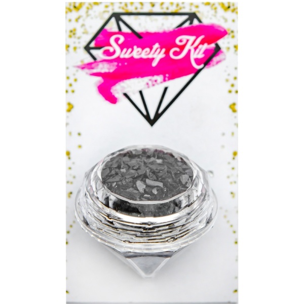 Блестки пищевые «Sweety Kit», Черный, 3 фр