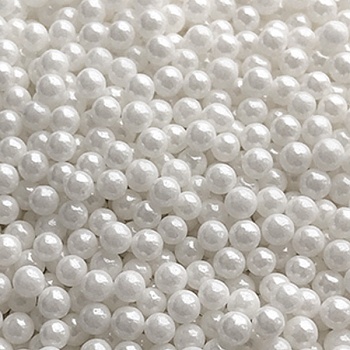 Посыпка кондитерская "Шарики 4 мм" белые 30 гр Посыпка кондитерская "Шарики 4 мм" белые 30 гр