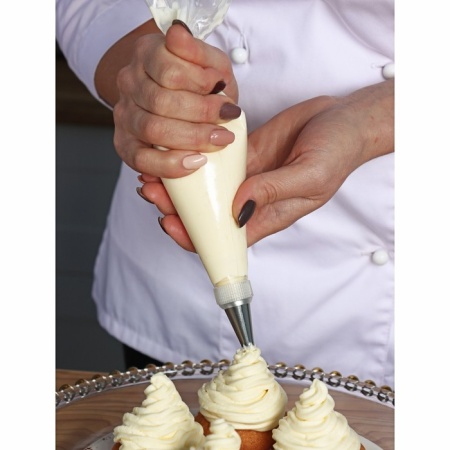 Набор одноразовых кондитерских мешков L 36х25 см, 100 шт