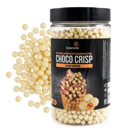 Caramella Choco Crisp шарики "Белый шоколад", 400 гр