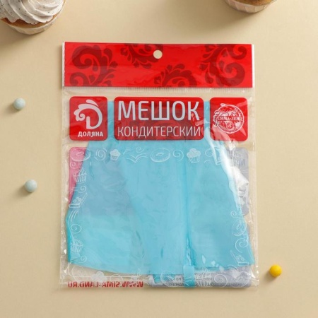 Мешок кондитерский многоразовый "Синева" 34*18 см