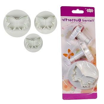 Набор плунжеров кондитерских Доляна «Бабочка», 4,5×5 см, 3 шт