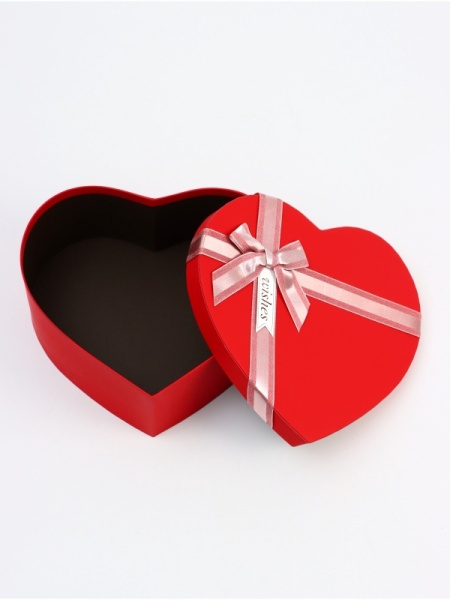 Коробка подарочная «Сердце», красная, 26*23*10 см