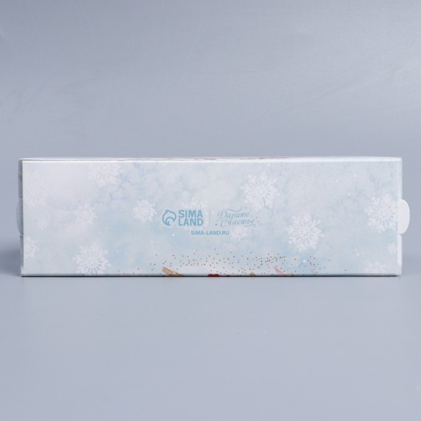 Коробочка для макарон «Вьюга», 180*55*55 мм