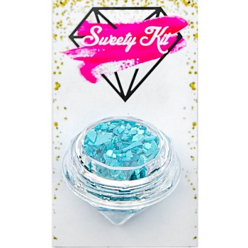 Блестки пищевые «Sweety Kit», Голубой, 3 фр