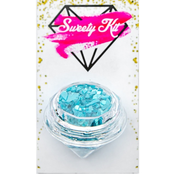 Блестки пищевые «Sweety Kit», Голубой, 3 фр