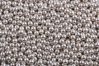 Посыпка кондитерская Шарики СЕРЕБРЯНЫЕ d 4 мм, 30 гр